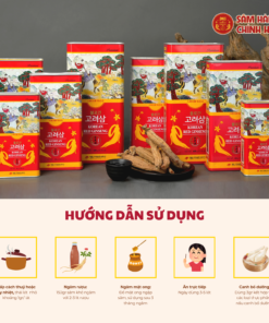 Hồng sâm củ khô HQ Premium 37,5g (2-3 củ) - Daedong