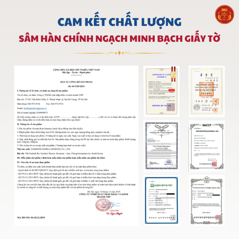 Hồng sâm Hàn Quốc