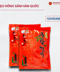Kẹo hồng sâm Hàn Quốc (Korean Red Ginseng Candy) 120g/gói
