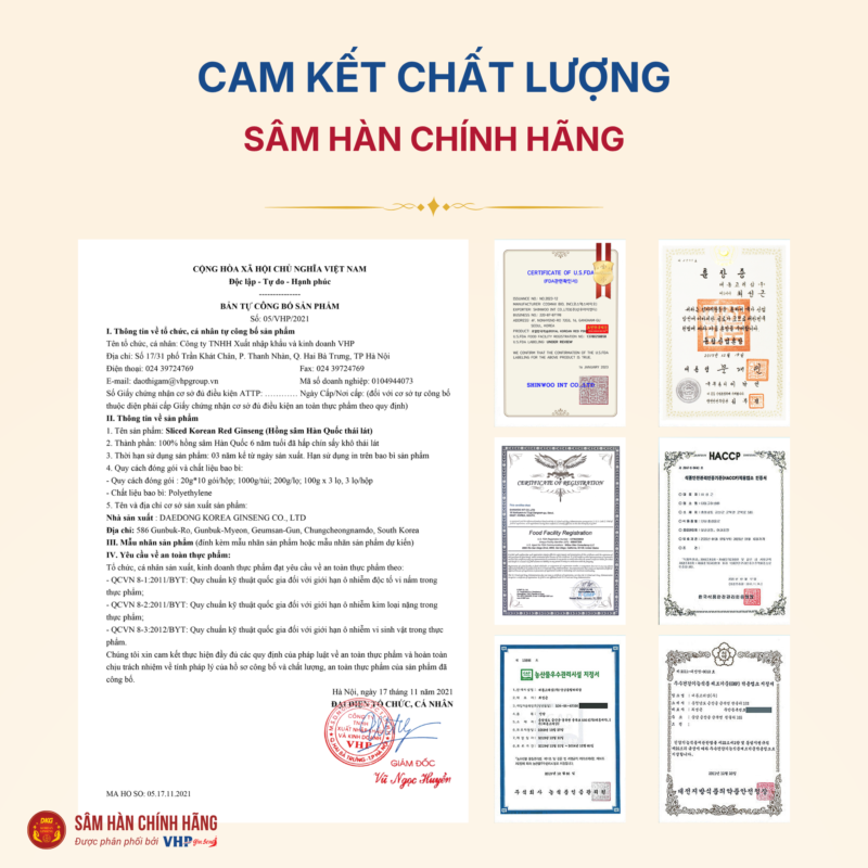 Hồng sâm Hàn Quốc