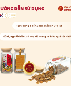 Hồng sâm khô thái lát 3 lọ/hộp