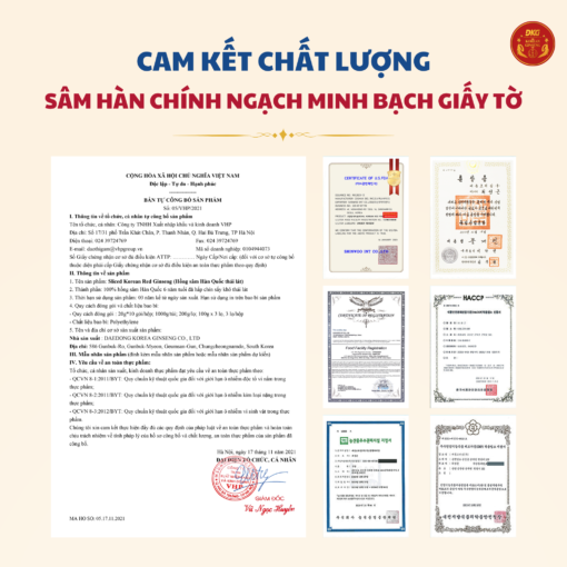 Hồng sâm khô thái lát 3 lọ/hộp