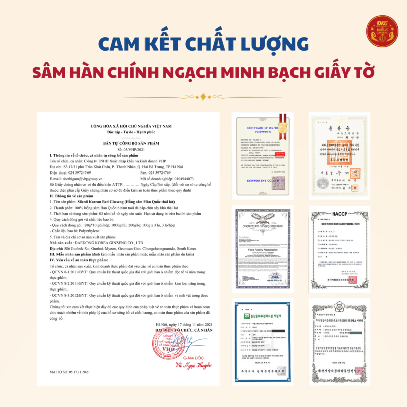 Hồng sâm Hàn Quốc