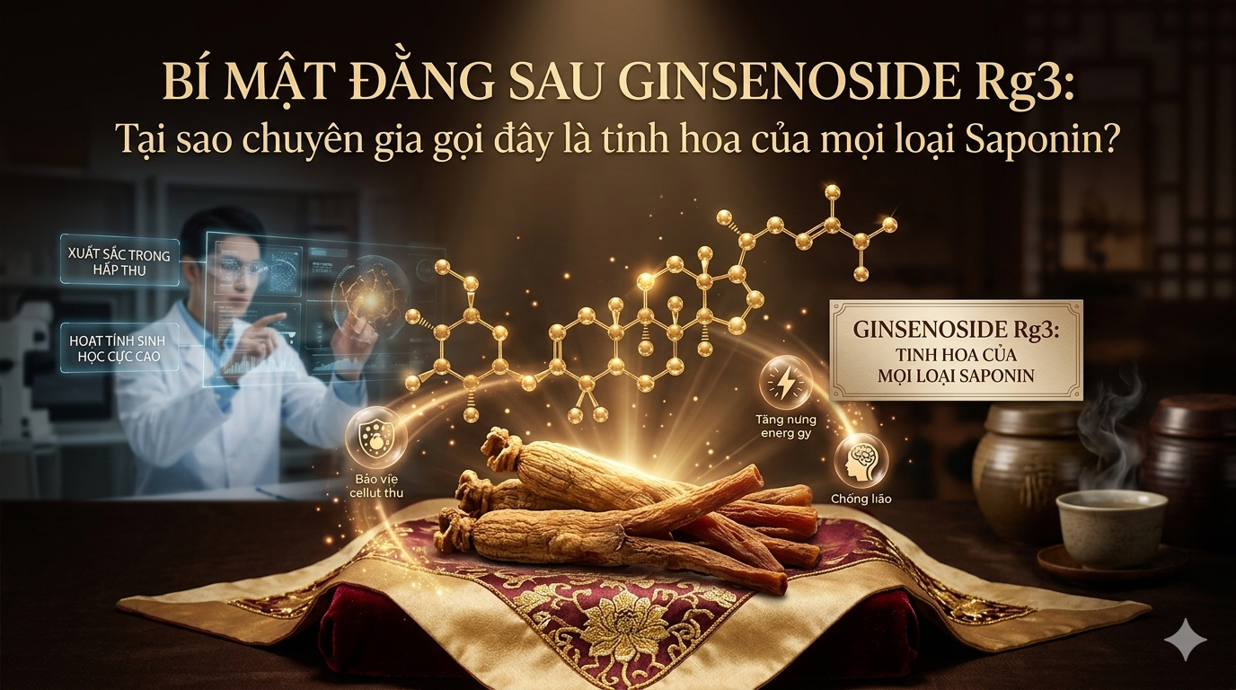Tầm quan trọng của chỉ số Ginsenoside Rg3: Thước đo giá trị của sâm Hàn 6 năm