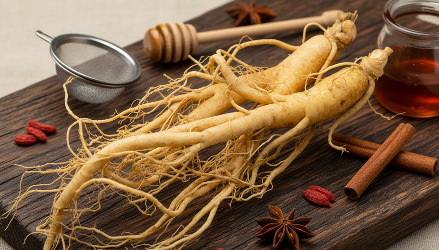 Nhân sâm Hàn Quốc 6 năm tuổi được trồng tại Geumsan Nhân sâm Hàn Quốc 6 năm tuổi được trồng tại Geumsan