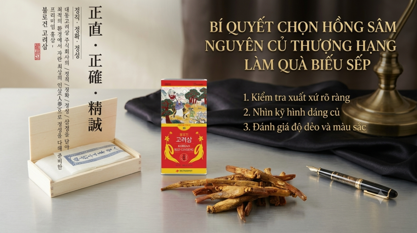 Hồng sâm Hàn Quốc