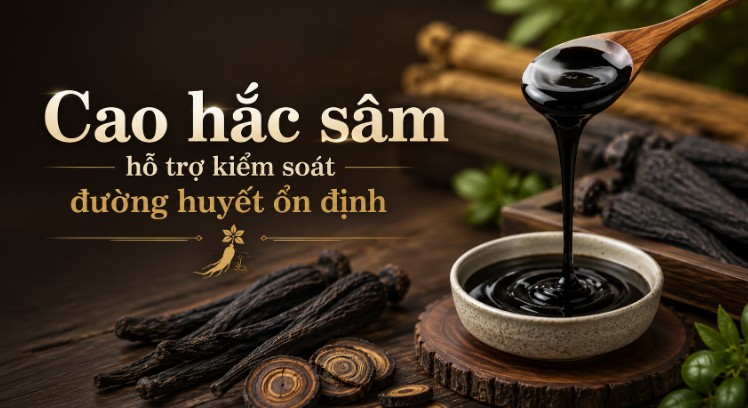 Tác dụng của cao hắc sâm Hàn Quốc