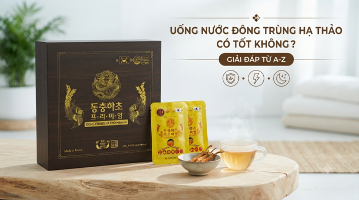 Uống nước đông trùng hạ thảo có tốt không? Giải đáp từ A-Z