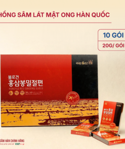 Hồng sâm lát mật ong Hàn Quốc (Honeyed Red Ginseng Slices) 20g*10gói/hộp