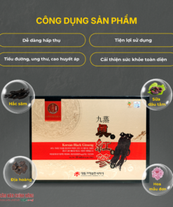 Nước hắc sâm Hàn Quốc ( Korean Black Ginseng) 20ml*90gói/hộp