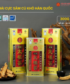 Thái cực sâm củ khô Hàn Quốc (Korean Taekuk Ginseng 30 Root) 300g/hộp