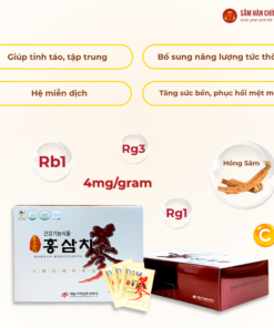 Trà Hồng Sâm (Korean Red Ginseng Tea) Hàn Quốc 3g*100gói/hộp