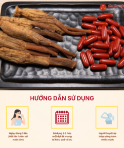 Viên hồng sâm cao cấp Hàn Quốc (Korea Red Ginseng Capsule Premium) 830mg*120 viên/hộp