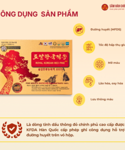 Thông đỏ hoàng gia Hàn Quốc (Royal Korean Red Pine) 450mg*120viên/hộp