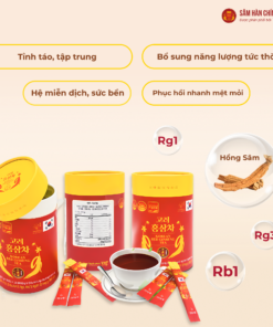 Trà Hồng Sâm (Korean Red Ginseng Tea) Hàn Quốc 3g*30gói/hộp