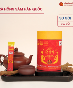 Trà Hồng Sâm (Korean Red Ginseng Tea) Hàn Quốc 3g*30gói/hộp