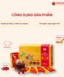 Nước Hồng Sâm Nhung Hươu Hàn Quốc (Korean Red Ginseng Deer Antlers) 70ml*30gói/hộp