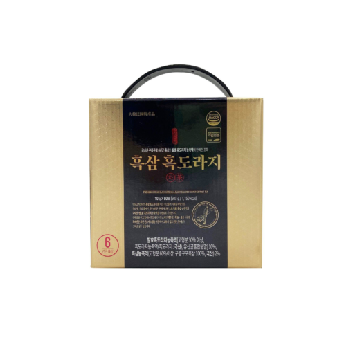 Hắc sâm hắc hoa chuông Stick Premium (10g x 50 stick) - Premium Korean black ginseng & black balloon flower extract