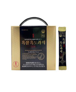 Hắc sâm hắc hoa chuông Stick Premium (10g x 50 stick) - Premium Korean black ginseng & black balloon flower extract