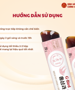 Hồng sâm yến sào G-BIRD dạng thạch Daedong