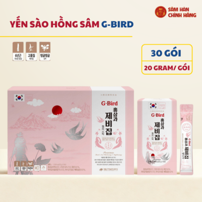 Hồng sâm yến sào G-BIRD dạng thạch Daedong