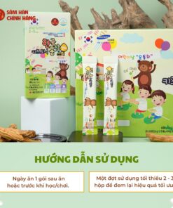 Hồng sâm trẻ em Hàn Quốc 2-5 tuổi Jelly DKG (thạch stick)