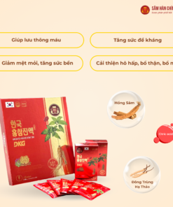 Nước Hồng Sâm Hàn Quốc DKG (Korean Red Ginseng Extract DKG) 70ml*30gói/hộp