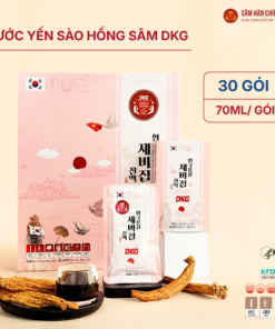 Nước Yến Sào Hồng Sâm DKG (Korean red ginseng Bird's nest Extract DKG) 70ml*30gói/hộp