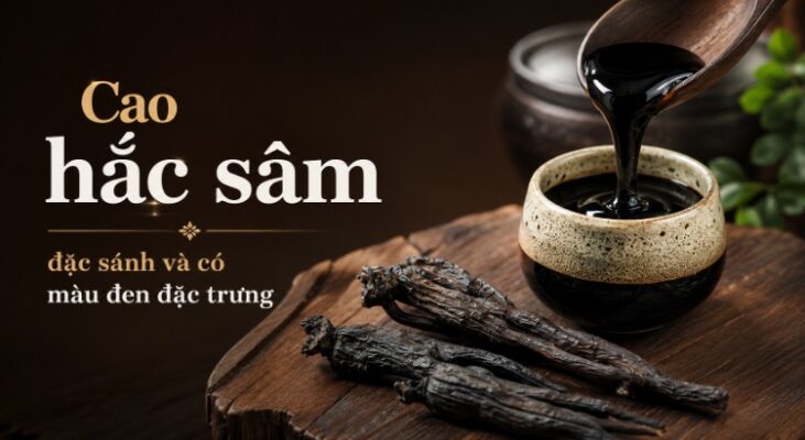 Những tác dụng của cao hắc sâm đối với sức khỏe